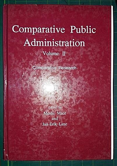 [중고] Comparative Public Administration, 2-Vols.