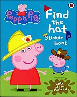 Peppa Pig : Find the hat (Sticker Book) (Sticker Book & Coloring Book)