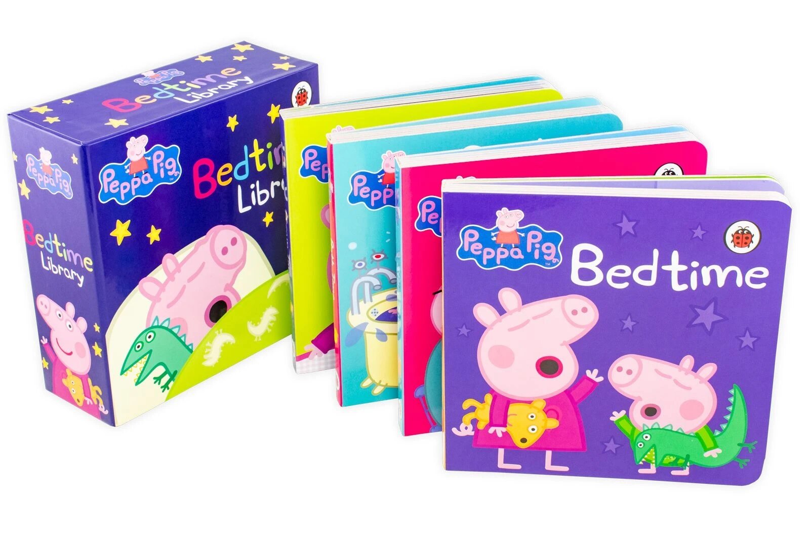[중고] Peppa Pig : Bedtime Library 페파피그 배드타임 라이브러리 (Board book 4권)