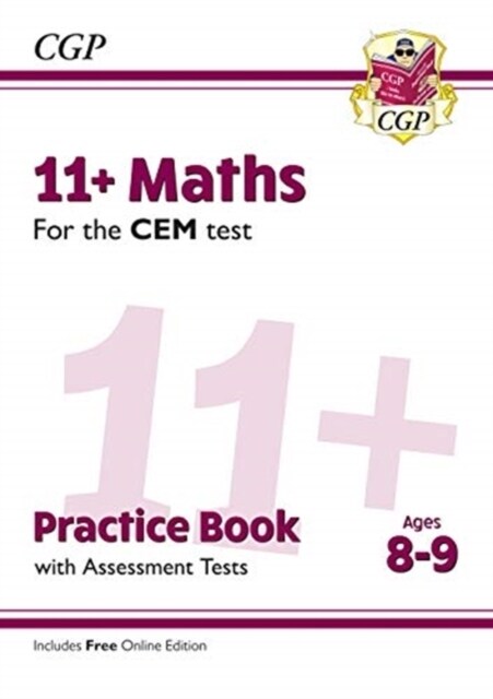 11+ CEM Maths Practice Book & Assessment Tests - Ages 8-9 (with Online Edition) (Multiple-component retail product, part(s) enclose)