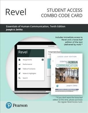 Revel for Essentials of Human Communication -- Combo Access Card (Hardcover, 10)