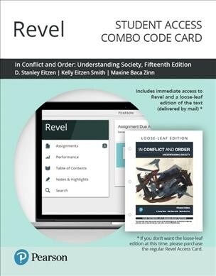 Revel for in Conflict and Order: Understanding Society -- Combo Access Card (Hardcover, 15)
