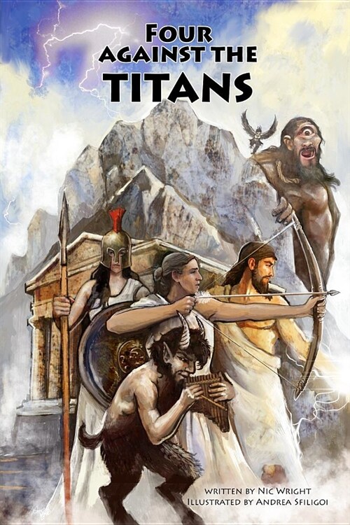 Four Against the Titans: Greek Mythology Pen-And-Paper Solo Adventure Game (Paperback)