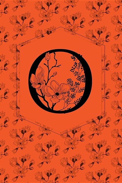 Floral Monogram Journal/Notebook - O (Paperback)