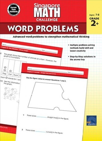 Singapore Math Challenge Word Problems, Grades 2 - 5: Volume 1 (Paperback)