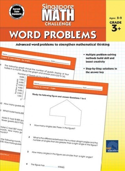 Singapore Math Challenge Word Problems, Grades 3 - 5: Volume 2 (Paperback)