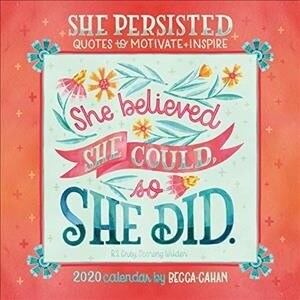 2020 She Persisted Quotes to Motivate and Inspire Mini Calendar: By Sellers Publishing (Other)