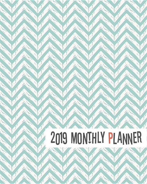 2019 Monthly Planner: Yearly Monthly Weekly 12 Months 365 Days Planner, Calendar Schedule, Appointment, Agenda, Meeting (Paperback)