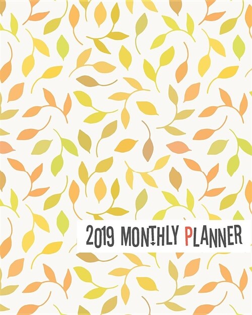 2019 Monthly Planner: Yearly Monthly Weekly 12 Months 365 Days Planner, Calendar Schedule, Appointment, Agenda, Meeting (Paperback)