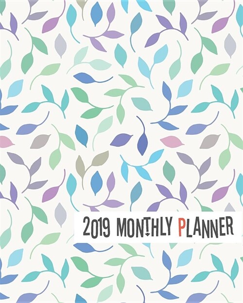 2019 Monthly Planner: Yearly Monthly Weekly 12 Months 365 Days Planner, Calendar Schedule, Appointment, Agenda, Meeting (Paperback)