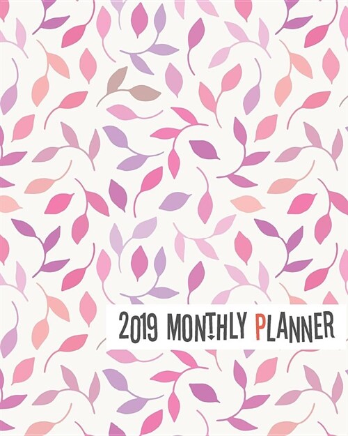 2019 Monthly Planner: Yearly Monthly Weekly 12 Months 365 Days Planner, Calendar Schedule, Appointment, Agenda, Meeting (Paperback)