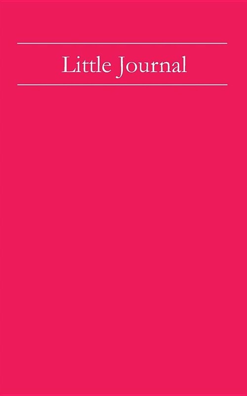 Little Journal: Hot Pink (Paperback)