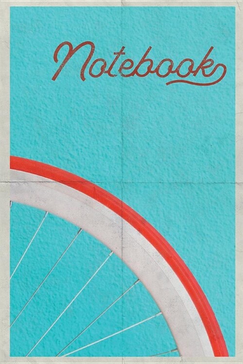 Notebook: Single Speed Bike Elegant Composition Book Journal Diary for Men, Women, Teen & Kids Vintage Retro Design Fixie Cyclin (Paperback)