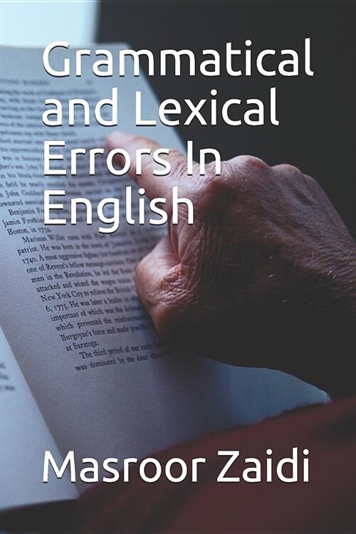 Grammatical and Lexical Errors in English (Paperback)