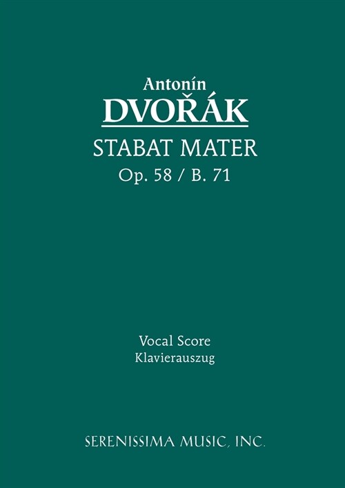 Stabat Mater, Op.58: Vocal Score (Paperback)