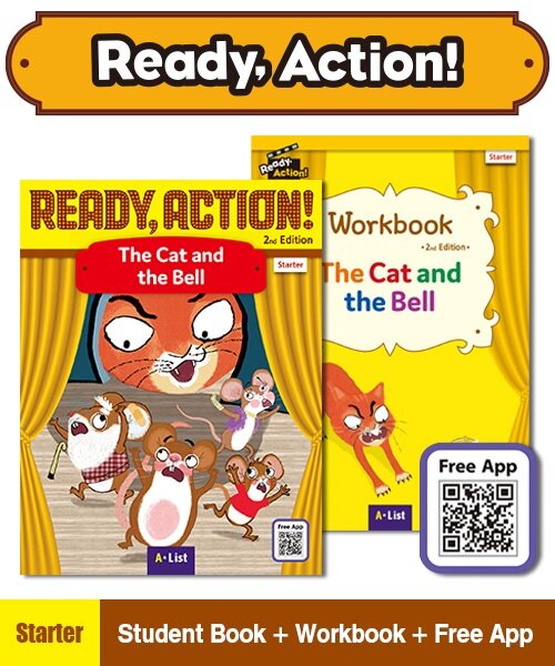 [중고] Pack-Ready Action 2E Starter The Cat and the Bell (Student Book + App QR + Workbook, 2nd Edition)