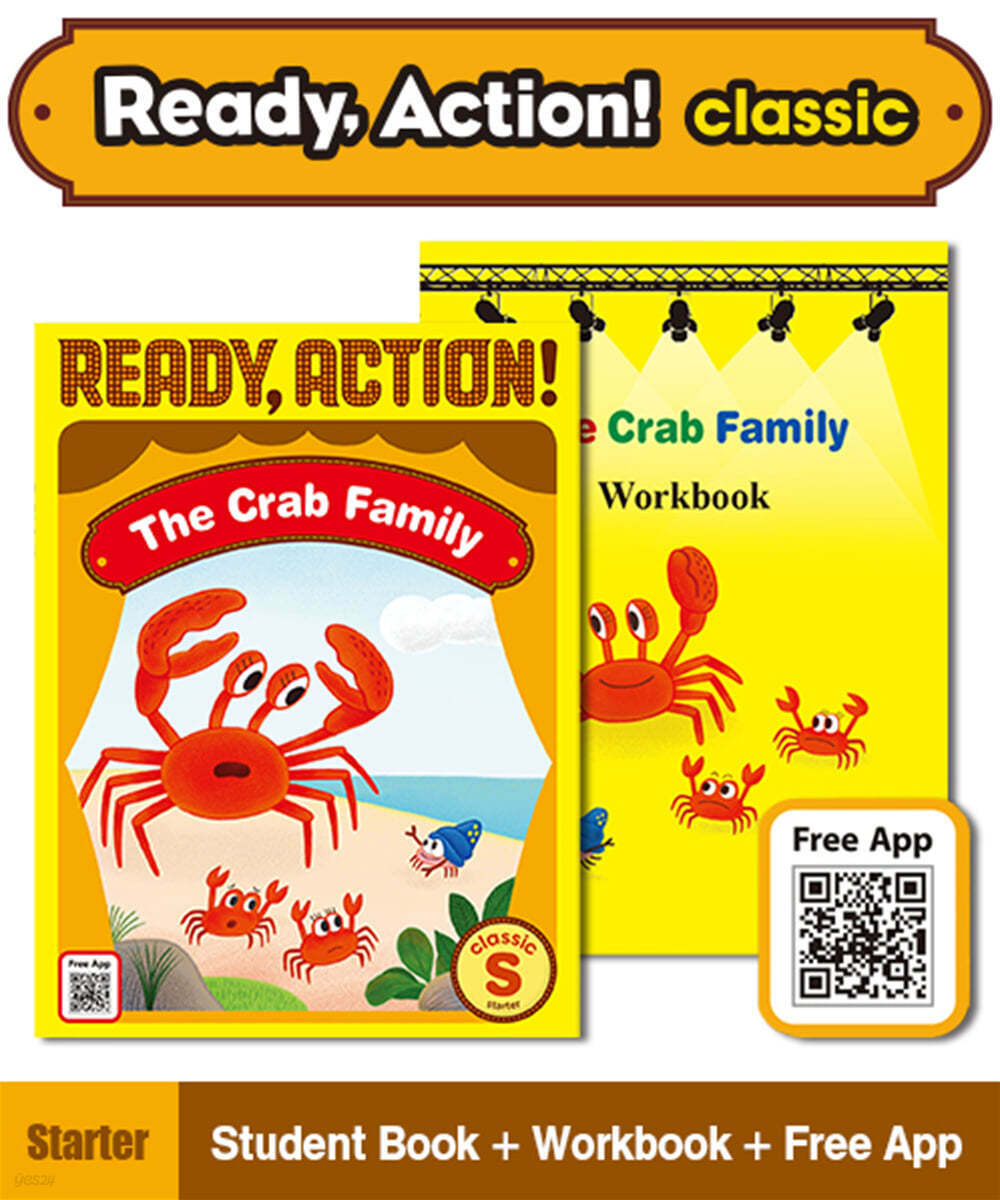 Ready Action Classic Starter : The Crab Family APP ver. (Student Book+ Work Book)