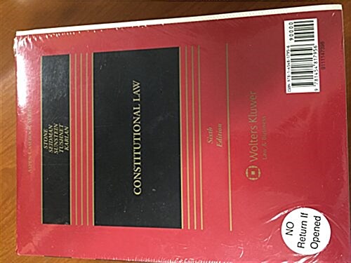 Constitutional Law [With eBook] (Loose Leaf, 6th)