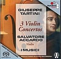 [수입] Salvatore Accardo - 타르티니 : 바이올린 협주곡 A장조 D.96, B플랫 장조 D.117 & G장조 D.78 (SACD Hybrid)