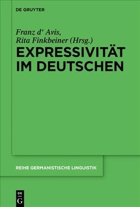 Expressivit? Im Deutschen (Hardcover)