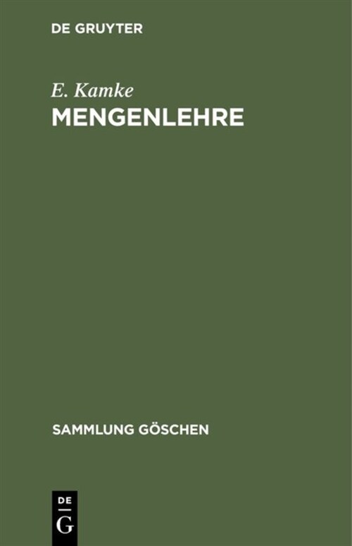 Mengenlehre (Hardcover, 3, 3., Neubearb. A)