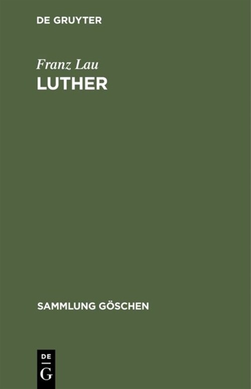 Luther (Hardcover, 2, 2., Verb. Aufl.)