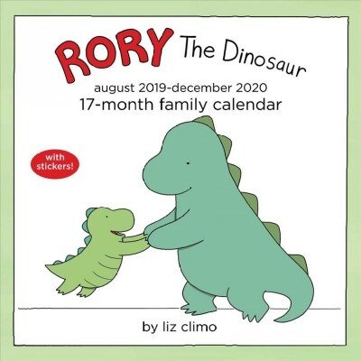 Rory the Dinosaur 17-Month 2019-2020 Family Wall Calendar (Wall)