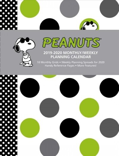 Peanuts 2019-2020 Monthly/Weekly Planning Calendar (Desk)