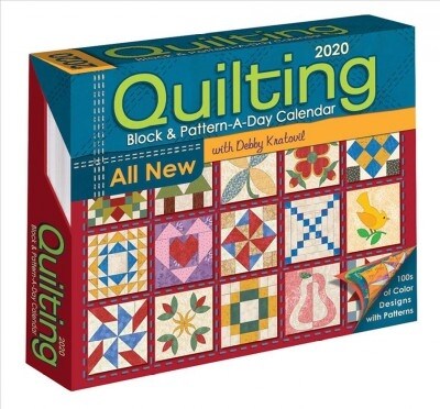 Quilting Block and Pattern-A-Day 2020 Calendar (Daily)