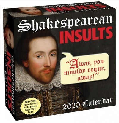 Shakespearean Insults 2020 Day-To-Day Calendar (Daily)