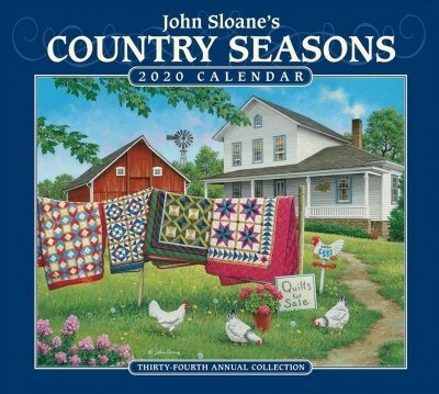 John Sloanes Country Seasons 2020 Deluxe Wall Calendar (Wall)