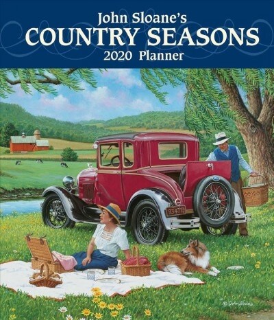 John Sloanes Country Seasons 2020 Monthly/Weekly Planner Calendar (Desk)