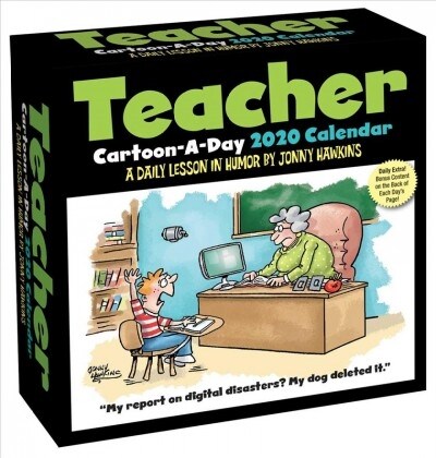 Teacher Cartoon-A-Day 2020 Calendar (Daily)