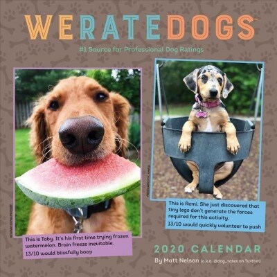 Weratedogs 2020 Wall Calendar (Wall)