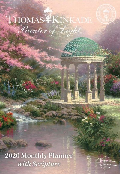 Thomas Kinkade Painter of Light with Scripture 2020 Monthly Pocket Planner Calen (Desk)