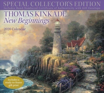 Thomas Kinkade Special Collectors Edition 2020 Deluxe Wall Calendar: New Beginnings (Wall)