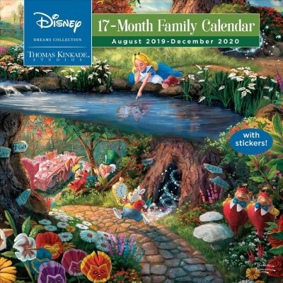 Thomas Kinkade Studios: Disney Dreams Collection 17-Month 2019-2020 Family Wall (Wall)