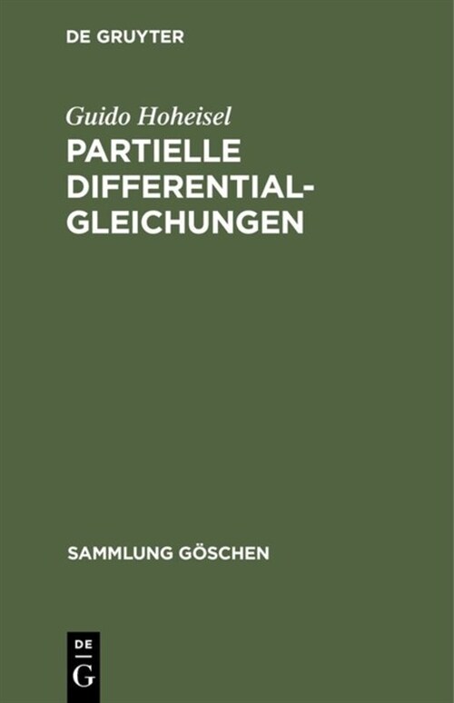 Partielle Differentialgleichungen (Hardcover, 4, 4., Durchges. A)