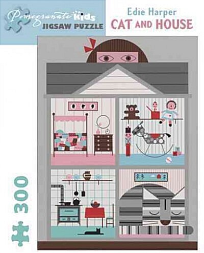 Edie Harper: Cat and House 300-Piece Jigsaw Puzzle (Other)