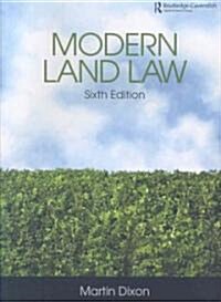Modern Land Law (Paperback, 6th)