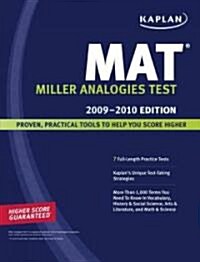 Kaplan MAT Miller Analogies Test 2009-2010 (Paperback)