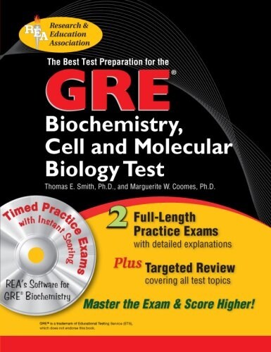 GRE Biochemistry, Cell and Molecular Biology Test (Paperback, CD-ROM)