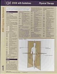 CPT 2008 Express Reference Coding Card Physical Therapy (Cards, 1st, LAM)