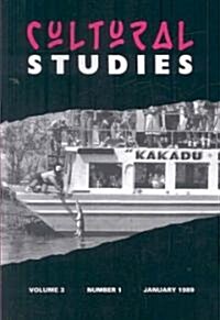 Cultural Studies : Volume 3, Issue 1 (Paperback)