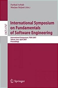 International Symposium on Fundamentals of Software Engineering (Paperback)