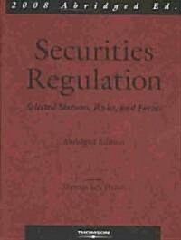 Securities Regulation: Selected Statutes, Rules & Forms (Hardcover)