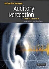 Auditory Perception : An Analysis and Synthesis (Paperback, 3 Revised edition)