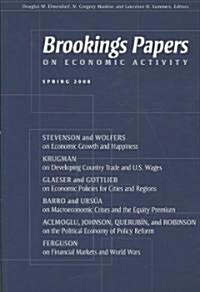 Brookings Papers on Economic Activity: Spring 2008 (Paperback, Spring 2008)