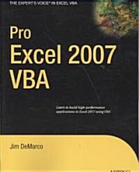 Pro Excel 2007 VBA (Paperback)