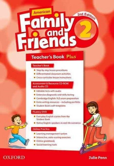 American Family and Friends 2 : Teachers Book Plus (Paperback + CD-ROM, 2nd Edition )